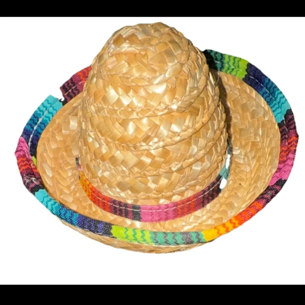 Dog Sombrero Costume Accessory SM/MD NEW